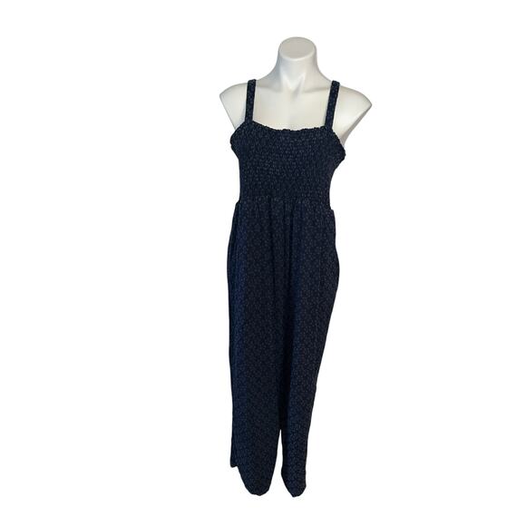 Isabel maternity women’s blue jumpsuit - Picture 1 of 14